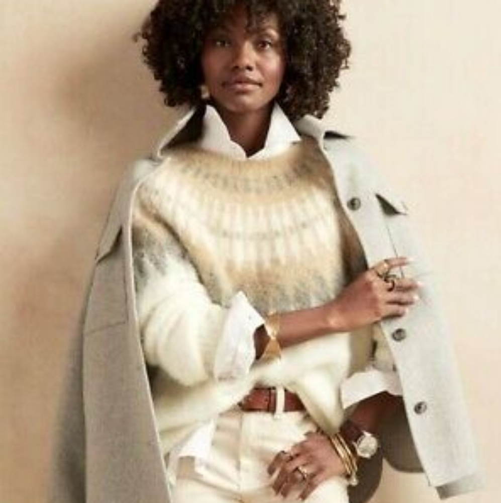 Banana Republic Fairisle sweater, L, NWT